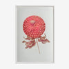 Risography poster 'Round flower'