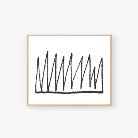 Risography poster 'Grass/Ice'