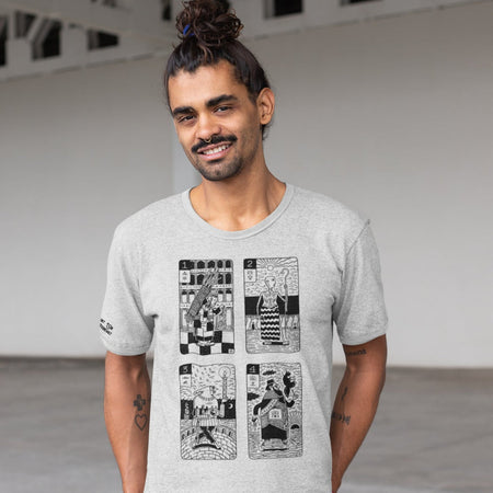 Unisex Art T-shirt Club by Guillaume Perreault