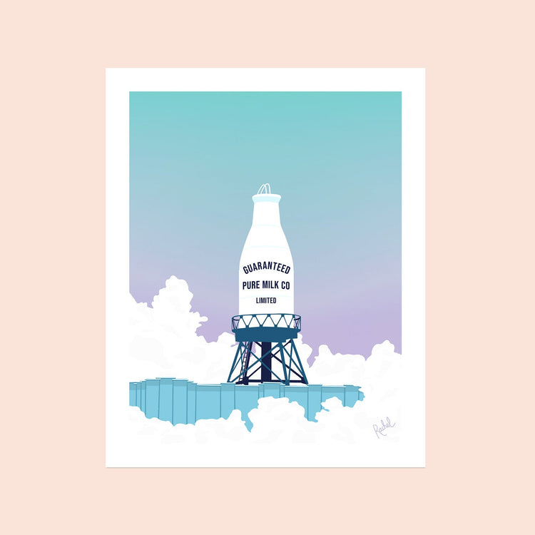 'Guaranteed Pure Milk' Poster
