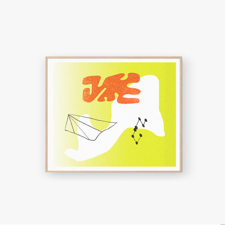 Risograph poster 'The Shells'