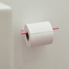 Support à papier hygiénique rose