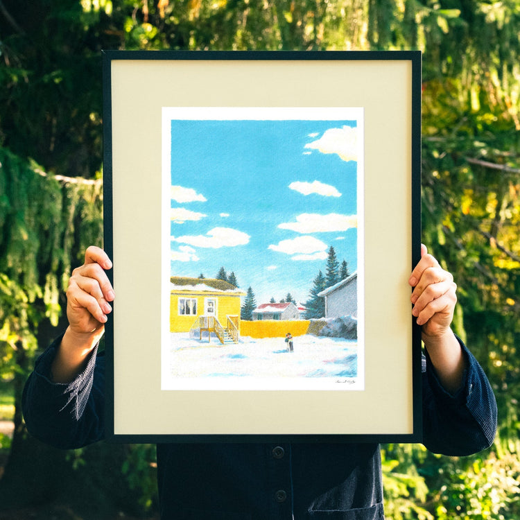 Affiche risographie 'Kuessipan - Myriam Verreault, 2019'