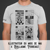 Unisex Art T-shirt Club by Guillaume Perreault