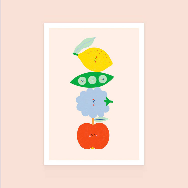 'Fruits and Peas' poster