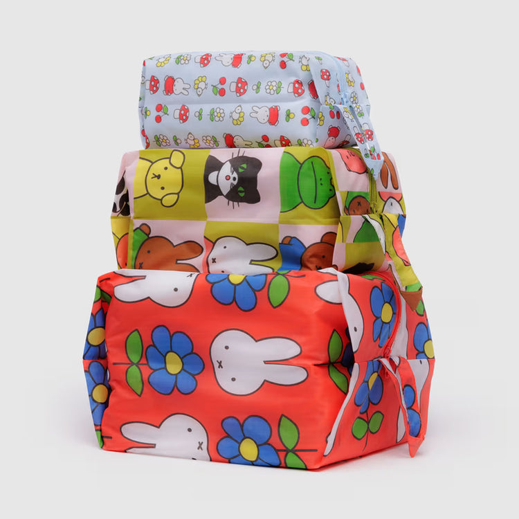 Ensemble de 3 pochettes zippées Miffy