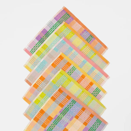 Set of 2 Wild Weave pastel washcloths