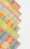 Set of 2 Wild Weave pastel washcloths