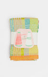 Set of 2 Wild Weave pastel washcloths