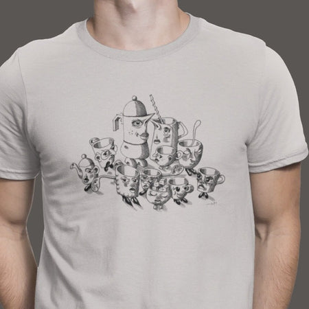 Unisex Art T-shirt Club by Camille Pomerlo