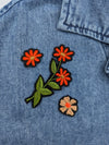 Ensemble de 3 patches noires Camomille