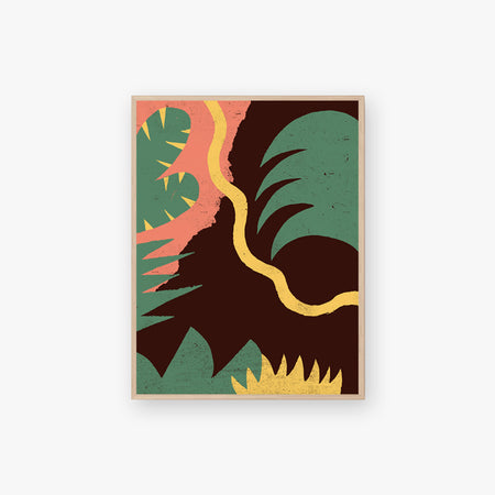 'Brown Plants' Poster