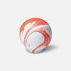 White and cherry red marbled handle (or hook)