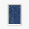 Risograph poster 'Nocturnal walk'