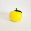 Fruit jaune en verre vintage