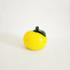 Fruit jaune en verre vintage