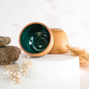 White stoneware tumbler