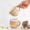 Tasse en grès Marbré