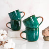 Emerald stoneware mug