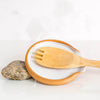 White stoneware spoon rest