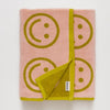 Grande serviette Smiley ocre