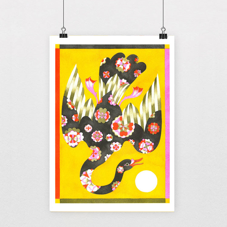 Risograph poster 'Sing'