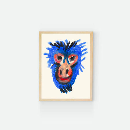 'Blue Monkey' Poster