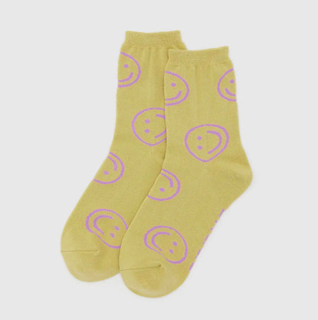 Straw Happy Socks