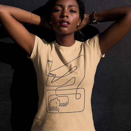 Unisex Art T-shirt Club by Mireille St-Pierre