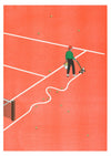 Risograph poster 'Roland-Garros'