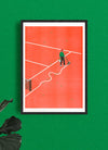 Risograph poster 'Roland-Garros'