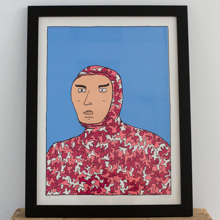 Screen-printed poster 'Long live and prosper'