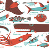 Screenprinted poster 'In troubled waters'
