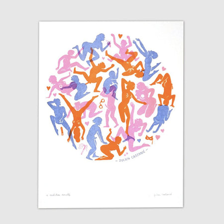 Risography poster 'The sexual revolution'