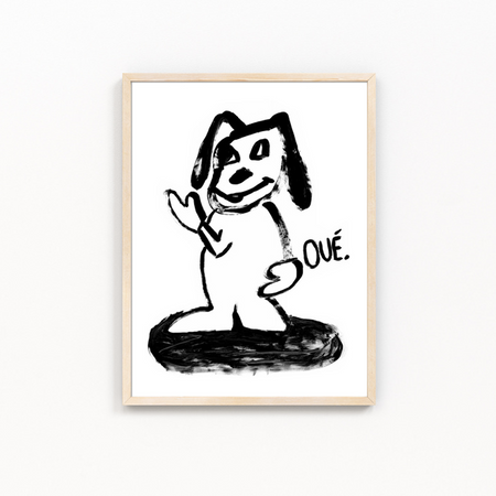 Poster 'Dog oué'