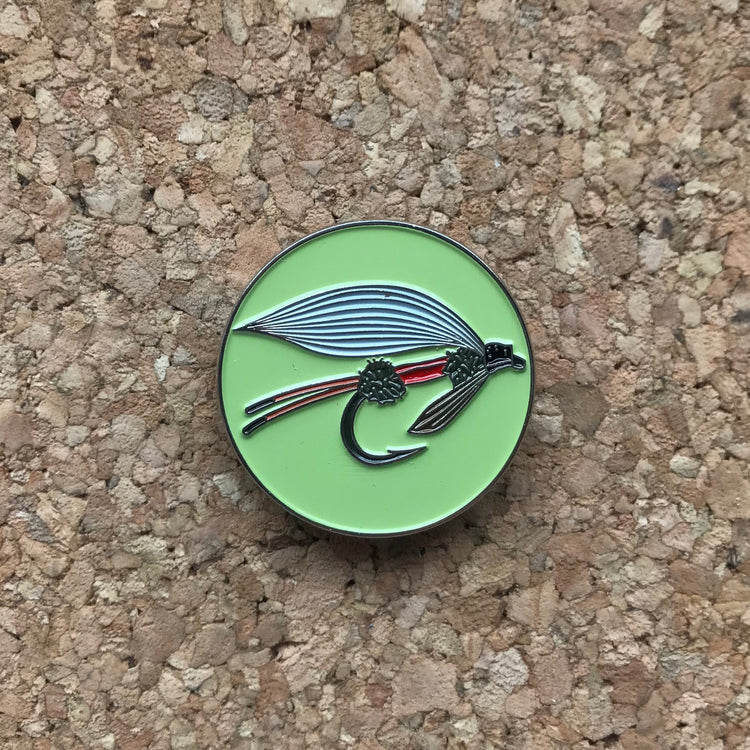 'Fishing fly' pin