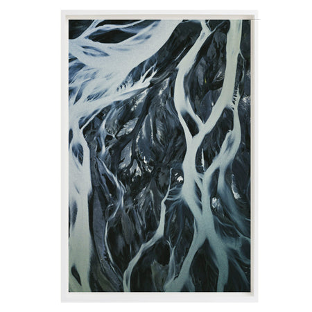Photographie 'Les veines, Rivières Glaciaires'