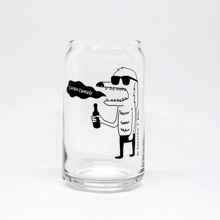 Verre 'Chien chaud'