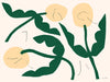 Affiche 'Fleurs jaunes'