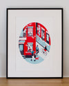 Risography poster 'Plateau'
