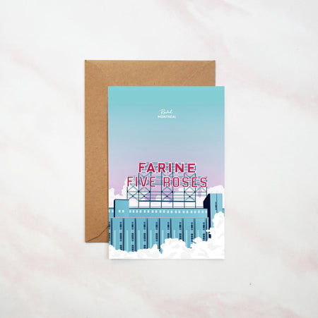 Postcard 'Four Roses'