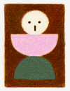 Risography poster 'Bonhomme'