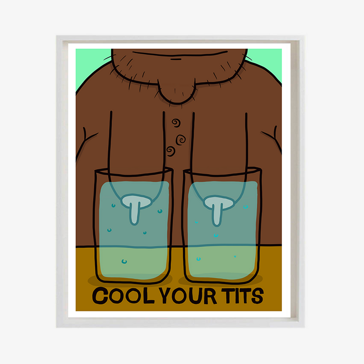 Affiche 'Cool your tits'