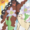 Shower curtain 'In my dreams...'