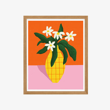 Affiche 'Je me suis acheté des fleurs'