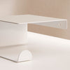 White toilet paper holder