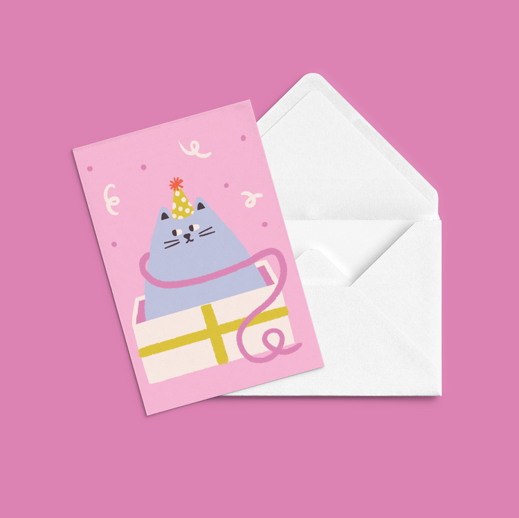Carte de souhaits Raymonde d'anniversaire rose