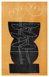 Risography poster 'Black Vase'