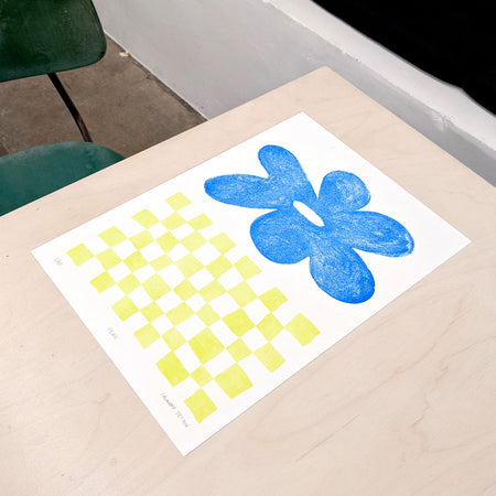 Risograph poster 'Picnic'