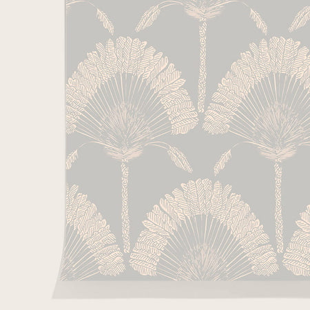 Papier peint Palmes Nuage
